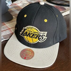 Mitchell & Ness Black and Gray Lakers Kids Hat